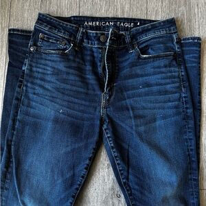 American Eagle Outfitters Men’s Slim Jeans in Dark Indigo Wash